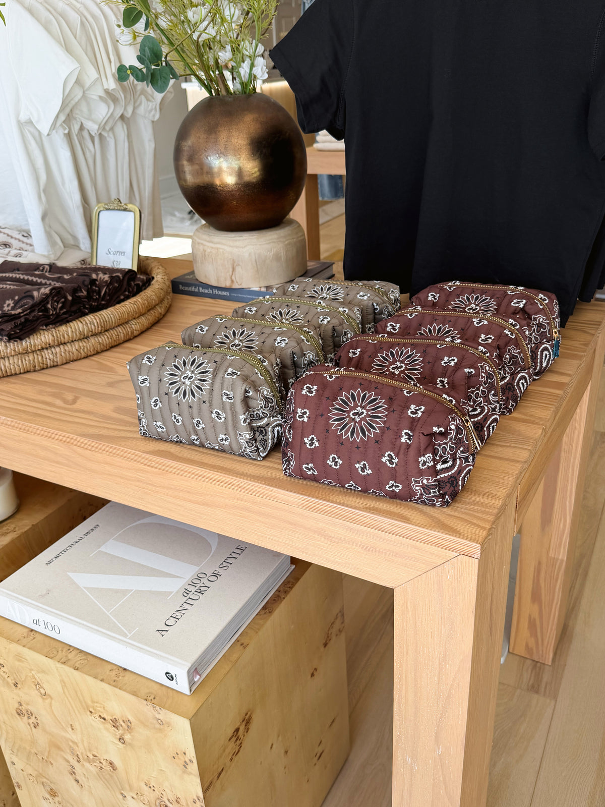 Bandana Print Pouch