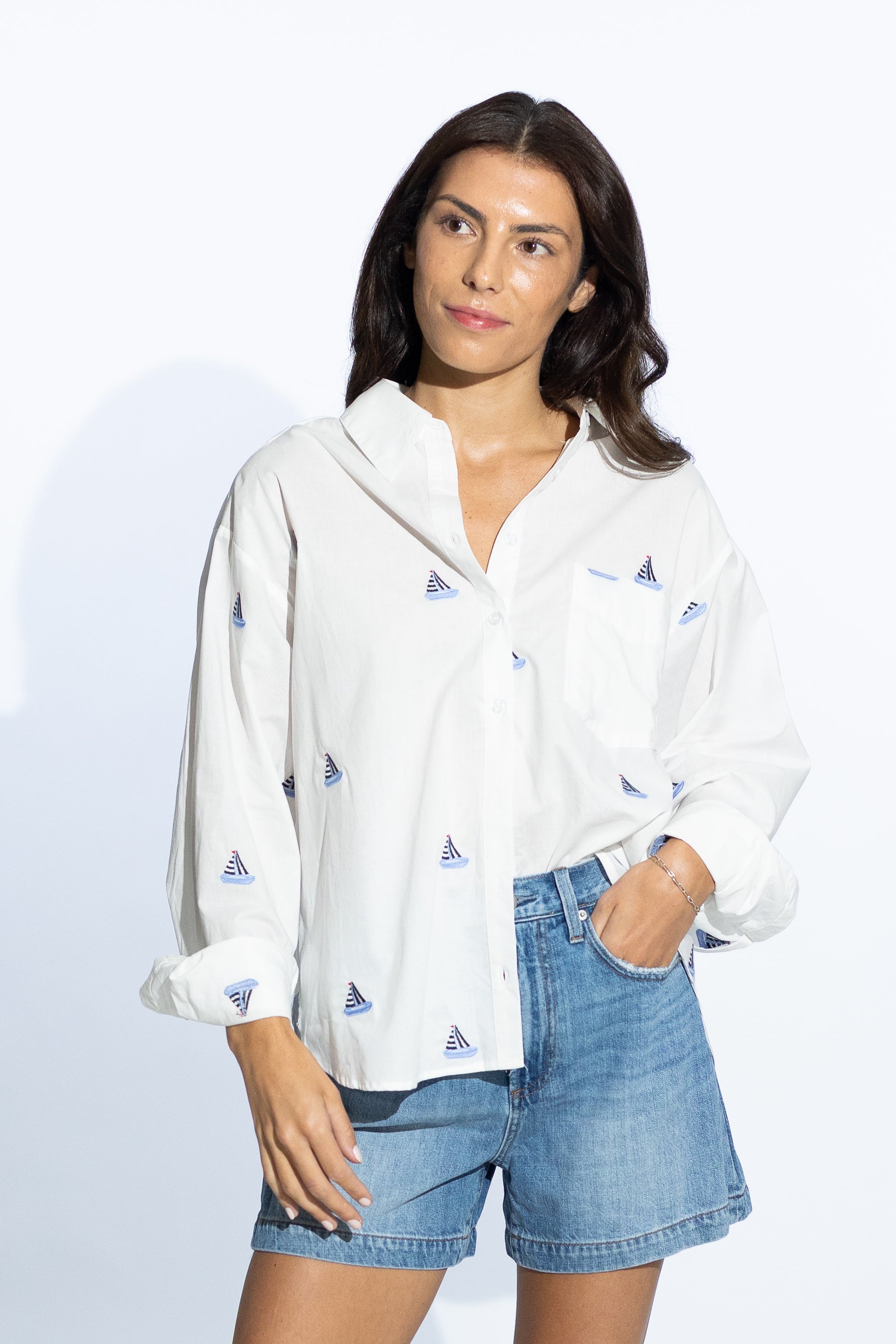 Sailboat Button Down Shirt