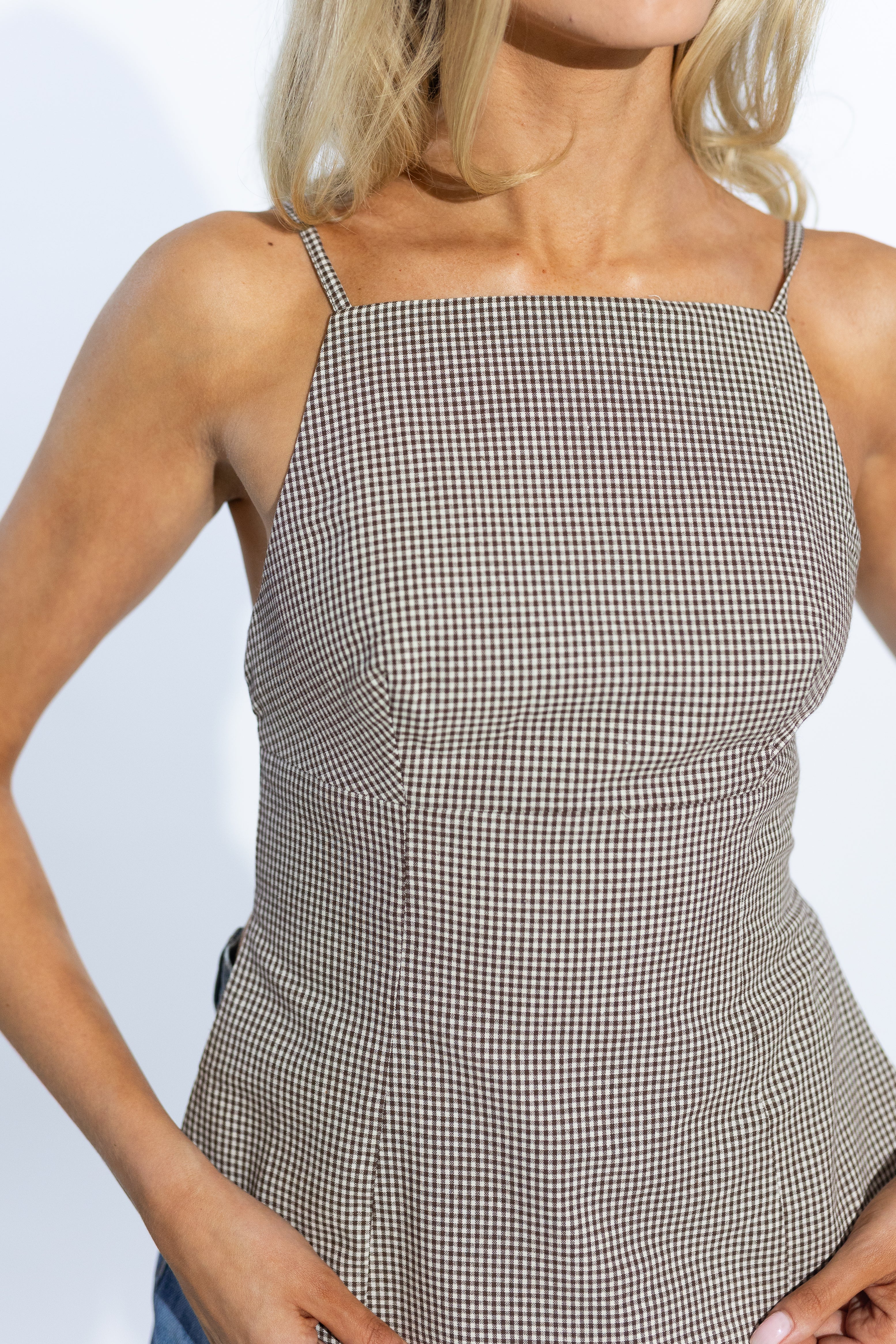 Pre-Order Collette Gingham Tank (ships 7/24)