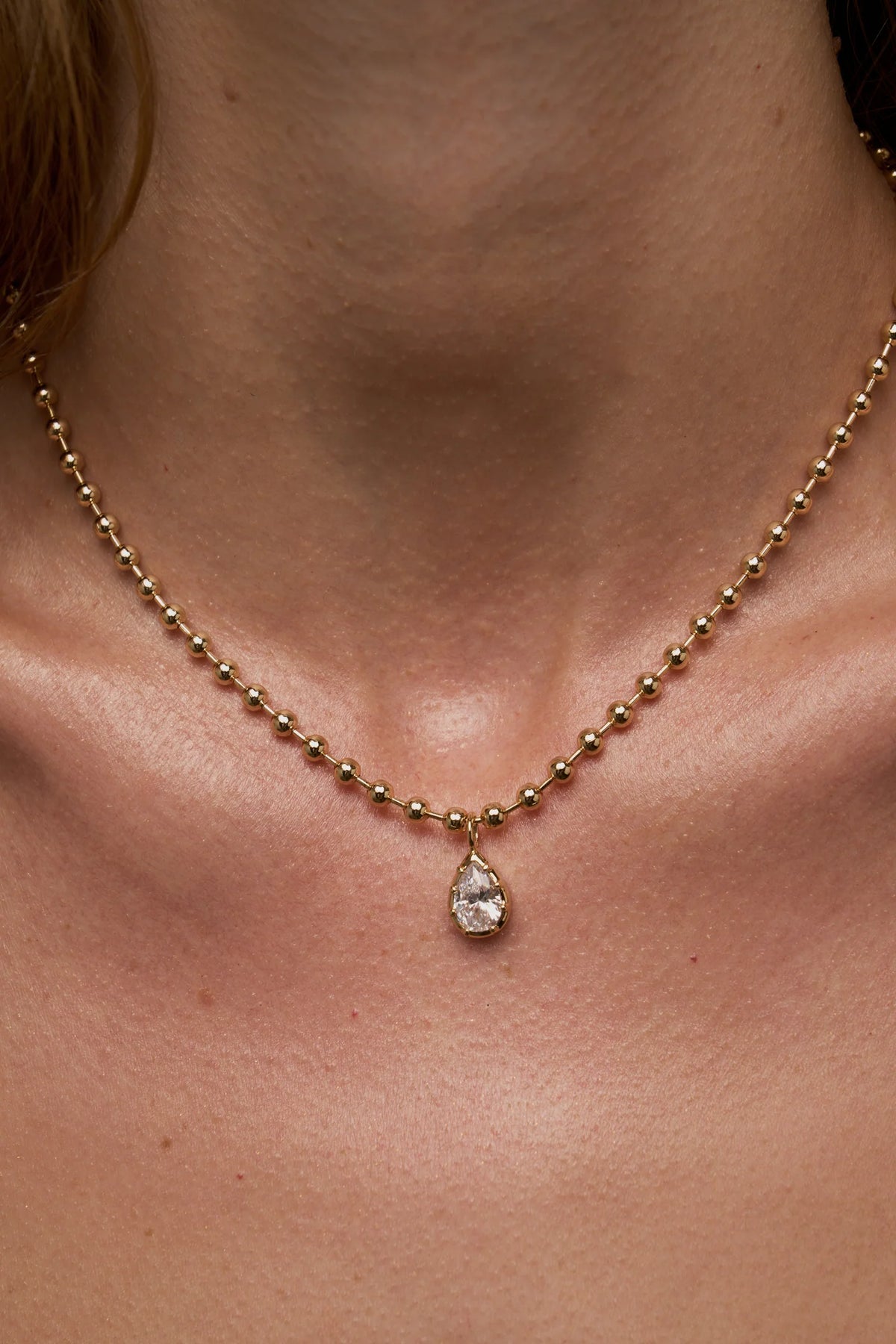 Cleo Pear Necklace