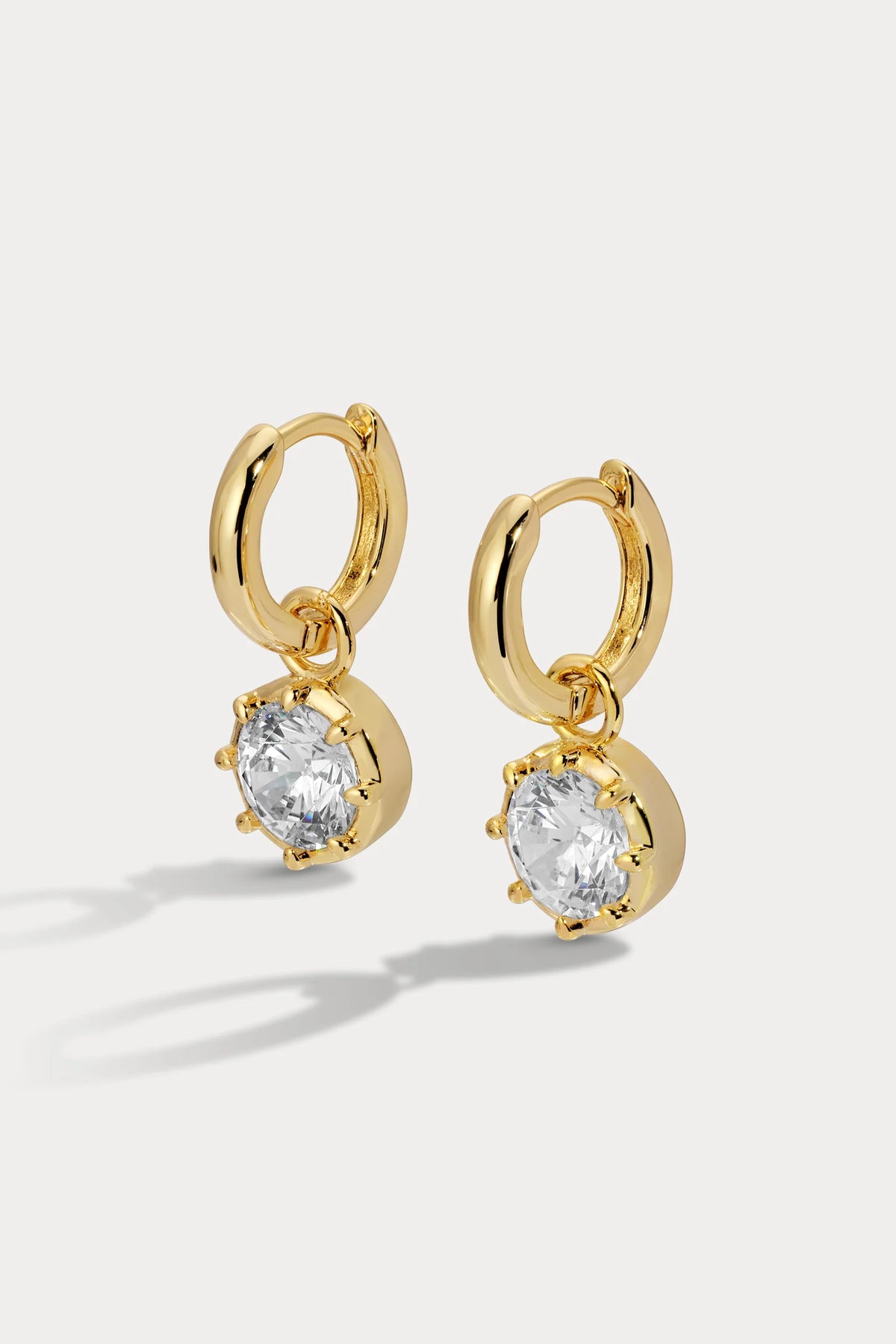 Cleo Bezel Set Earrings