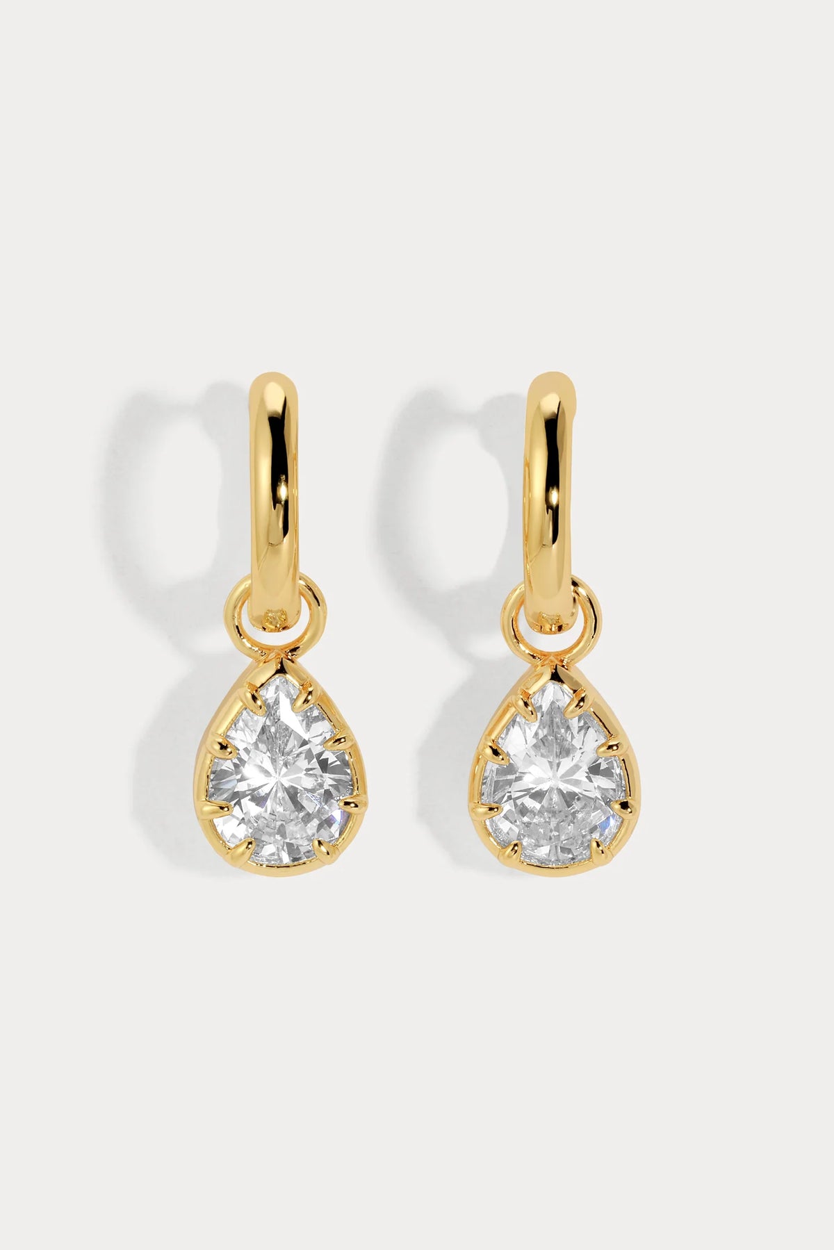 Cleo Bezel Set Earrings
