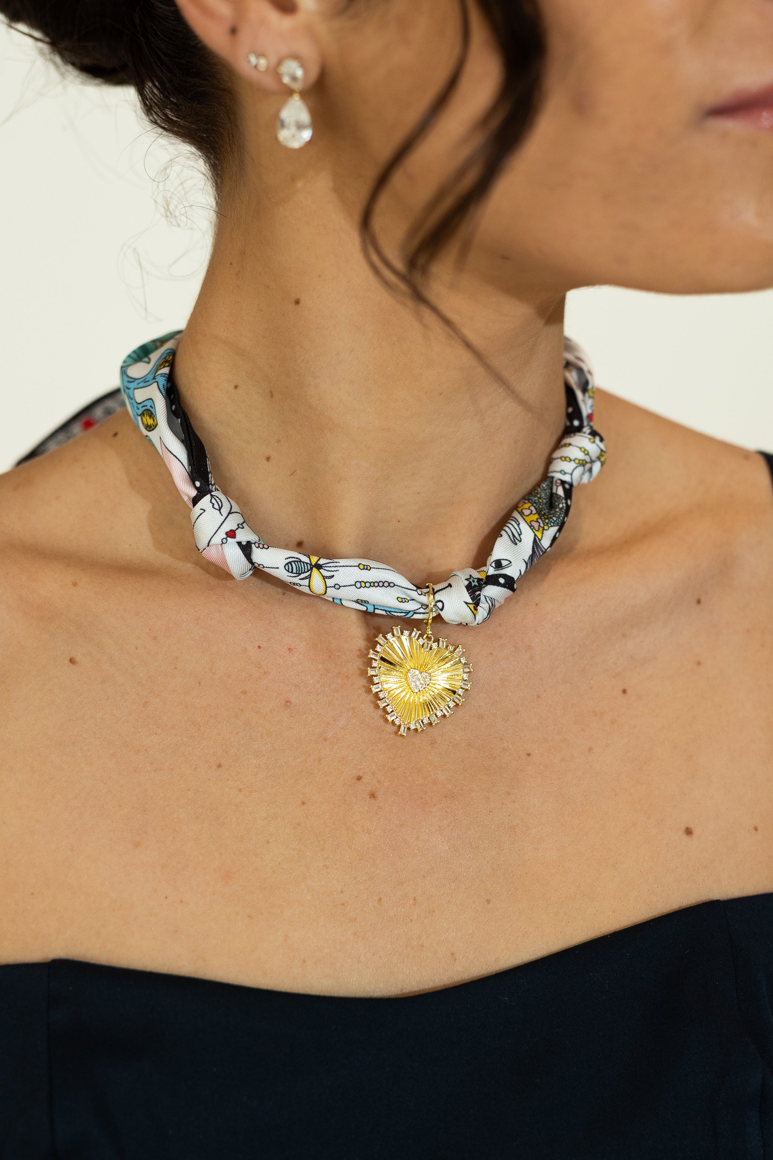 Santorini Scarf Necklace