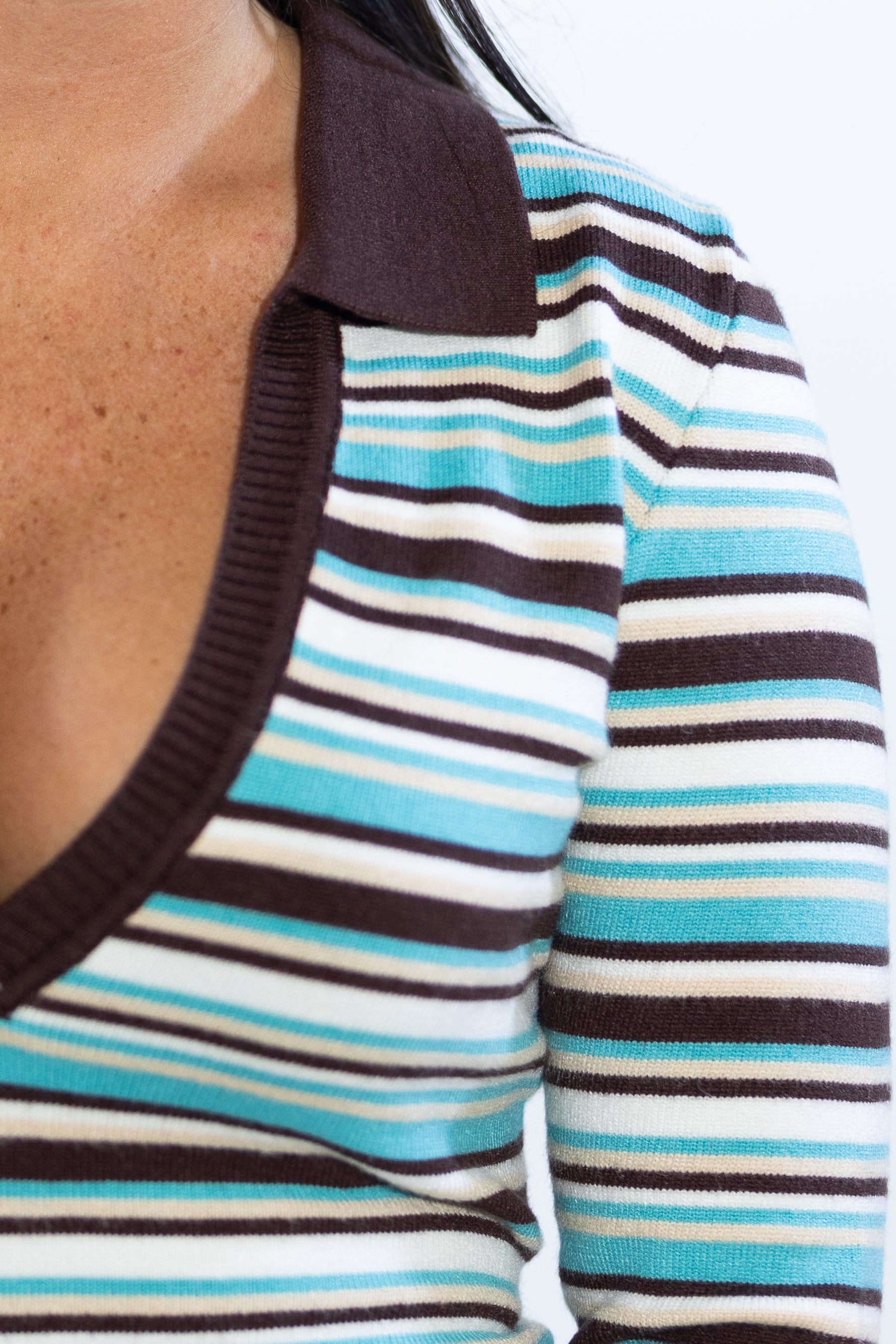 Xyla Long Sleeve Striped Top