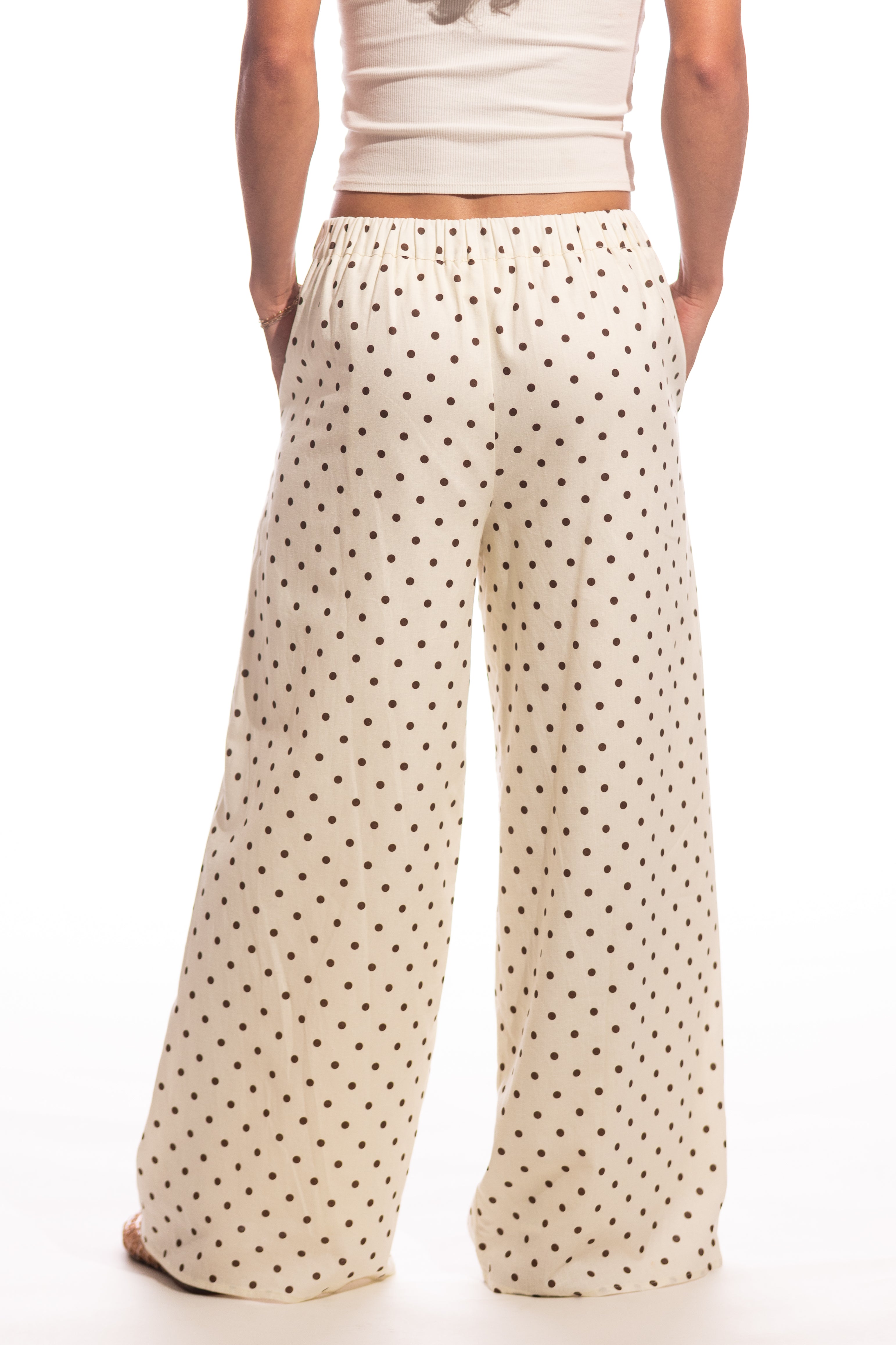 Aimee Polka Dot Wide Leg Pants