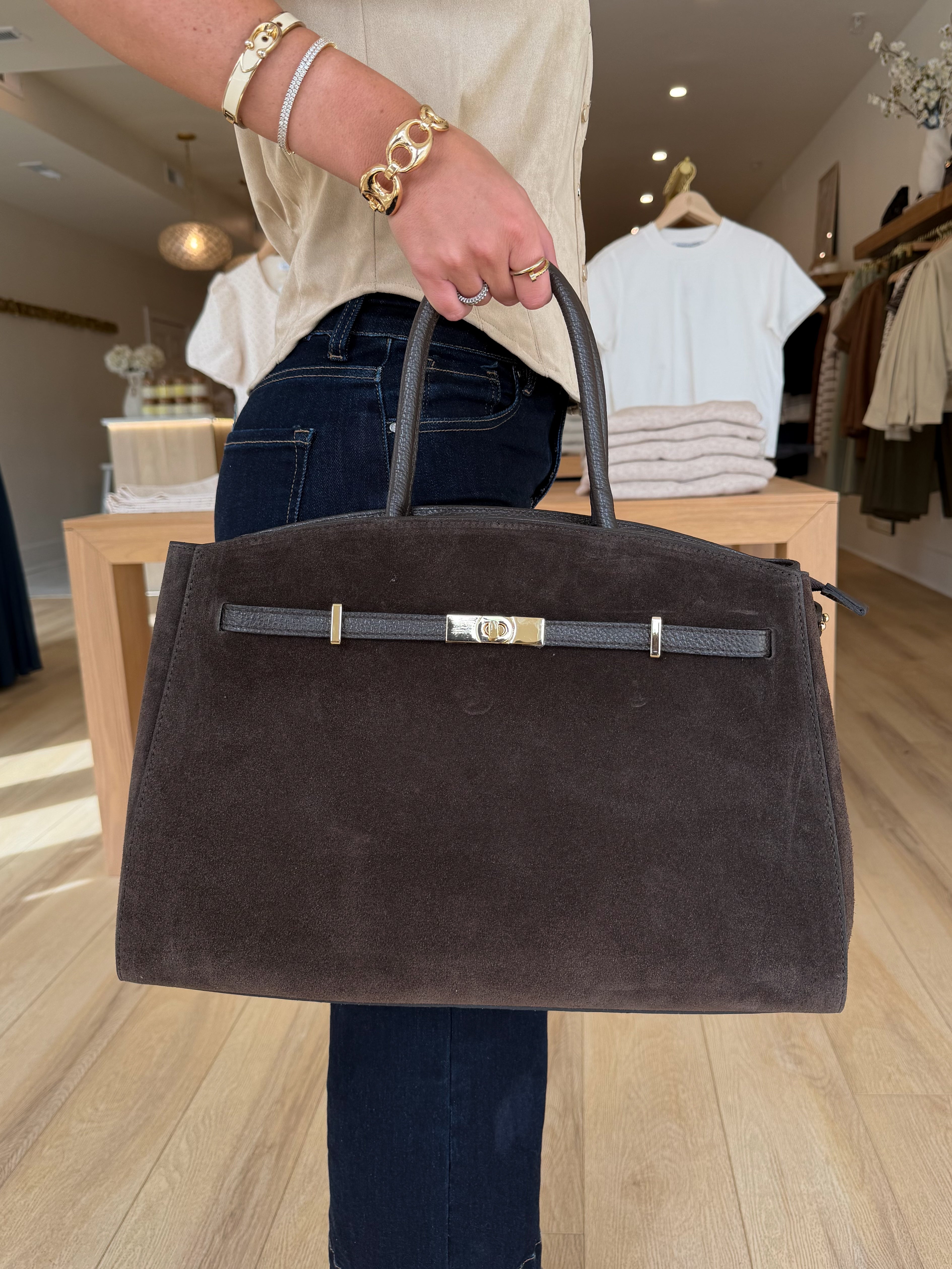 Rosella Suede Bag