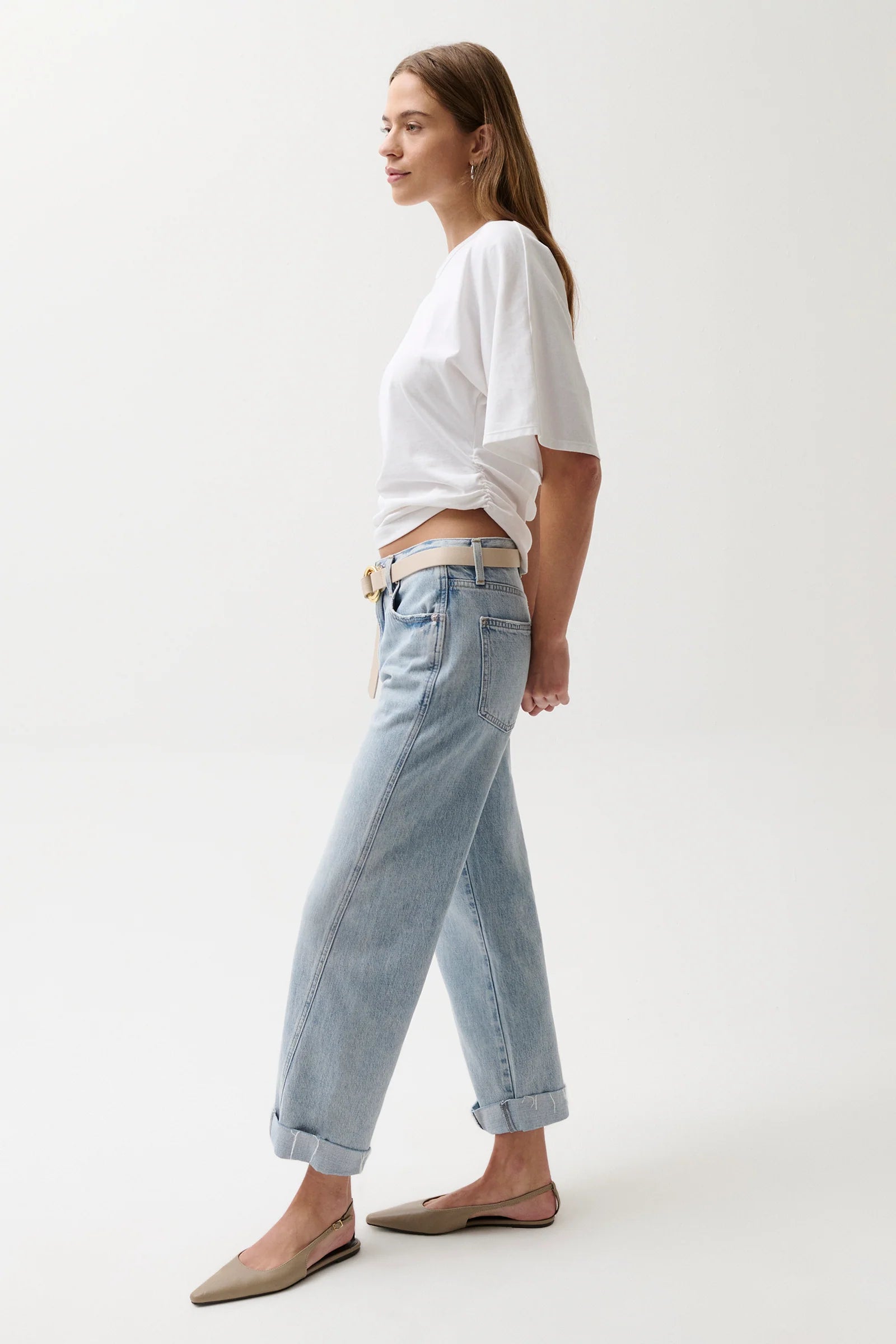 Kacey Cuffed Boyfriend Jean