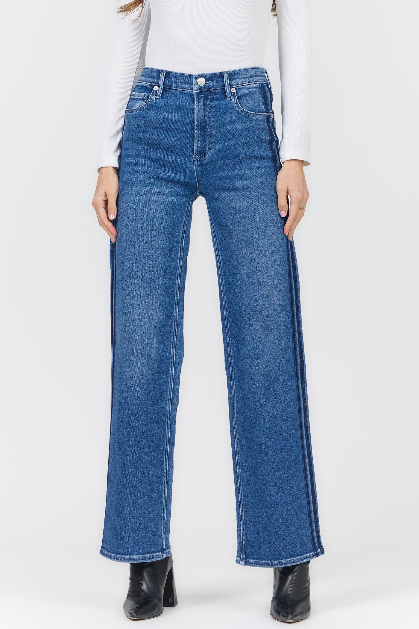Pre-Order Nova Racer Stripe Jeans (ships by 9/26)