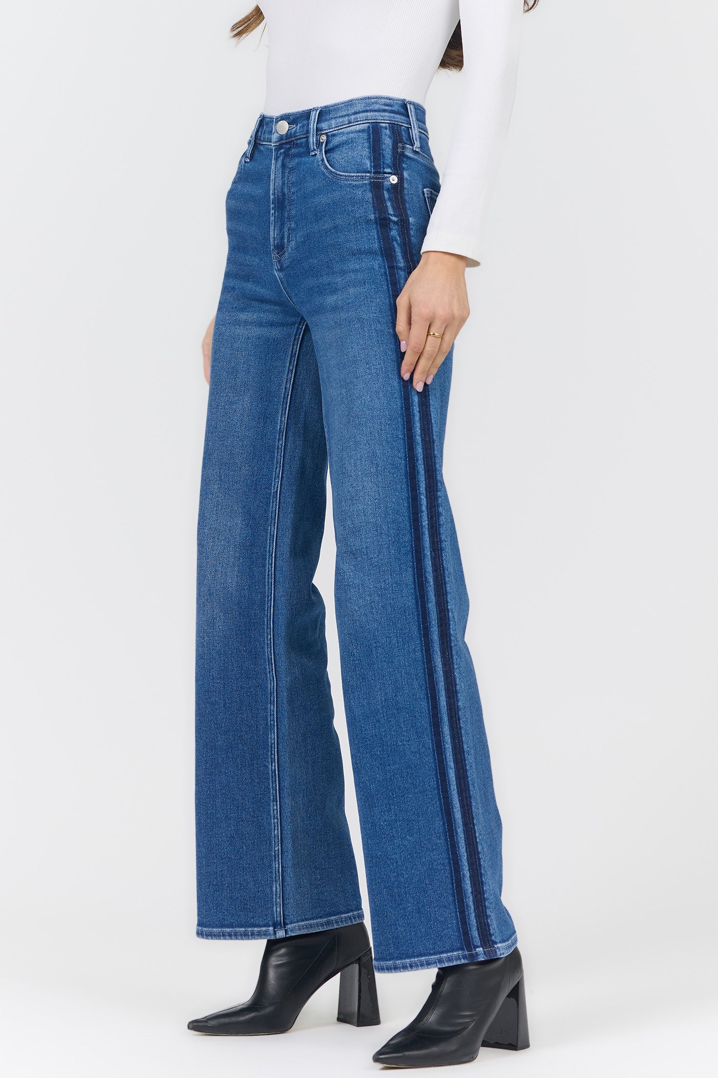 Pre-Order Nova Racer Stripe Jeans (ships by 9/26)