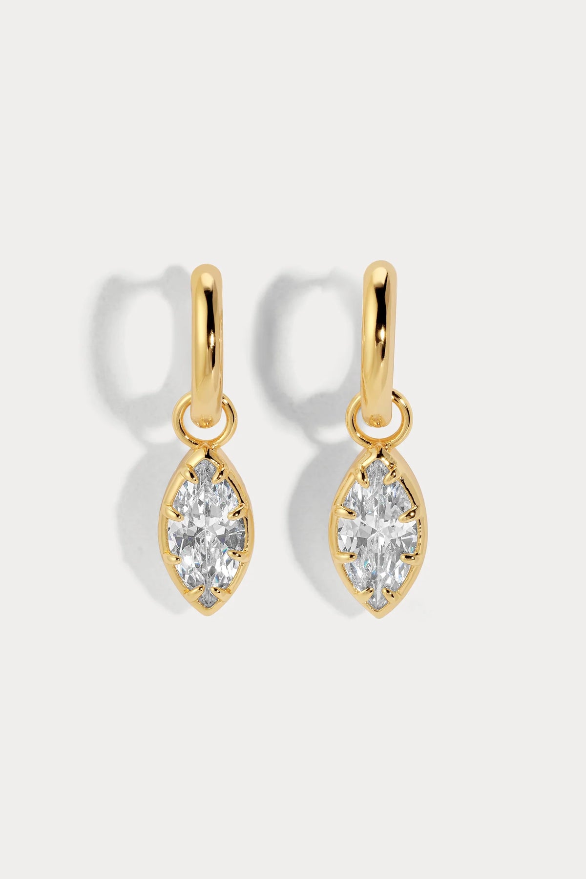 Cleo Bezel Set Earrings
