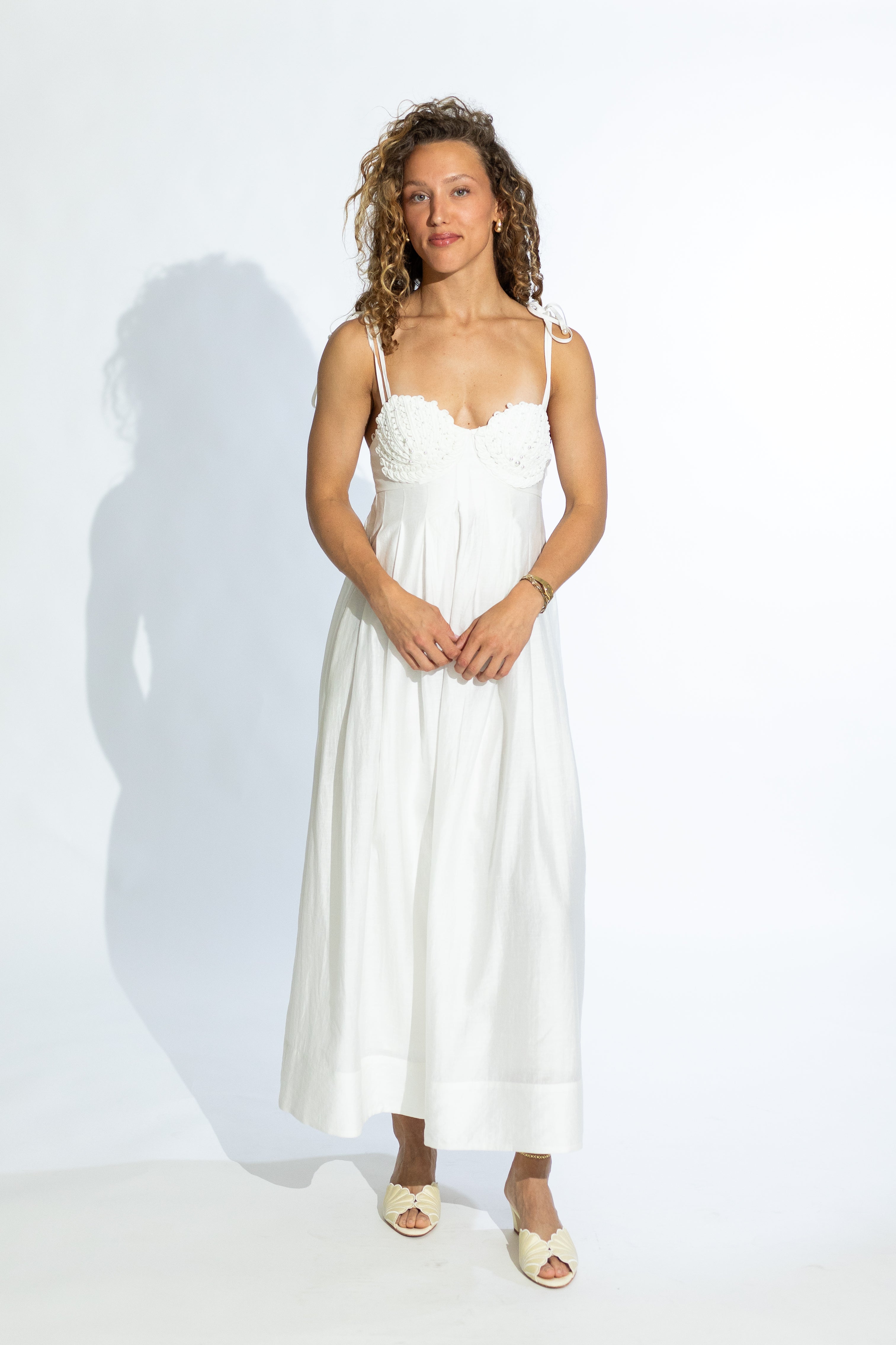 Solene Seashell Maxi Dress