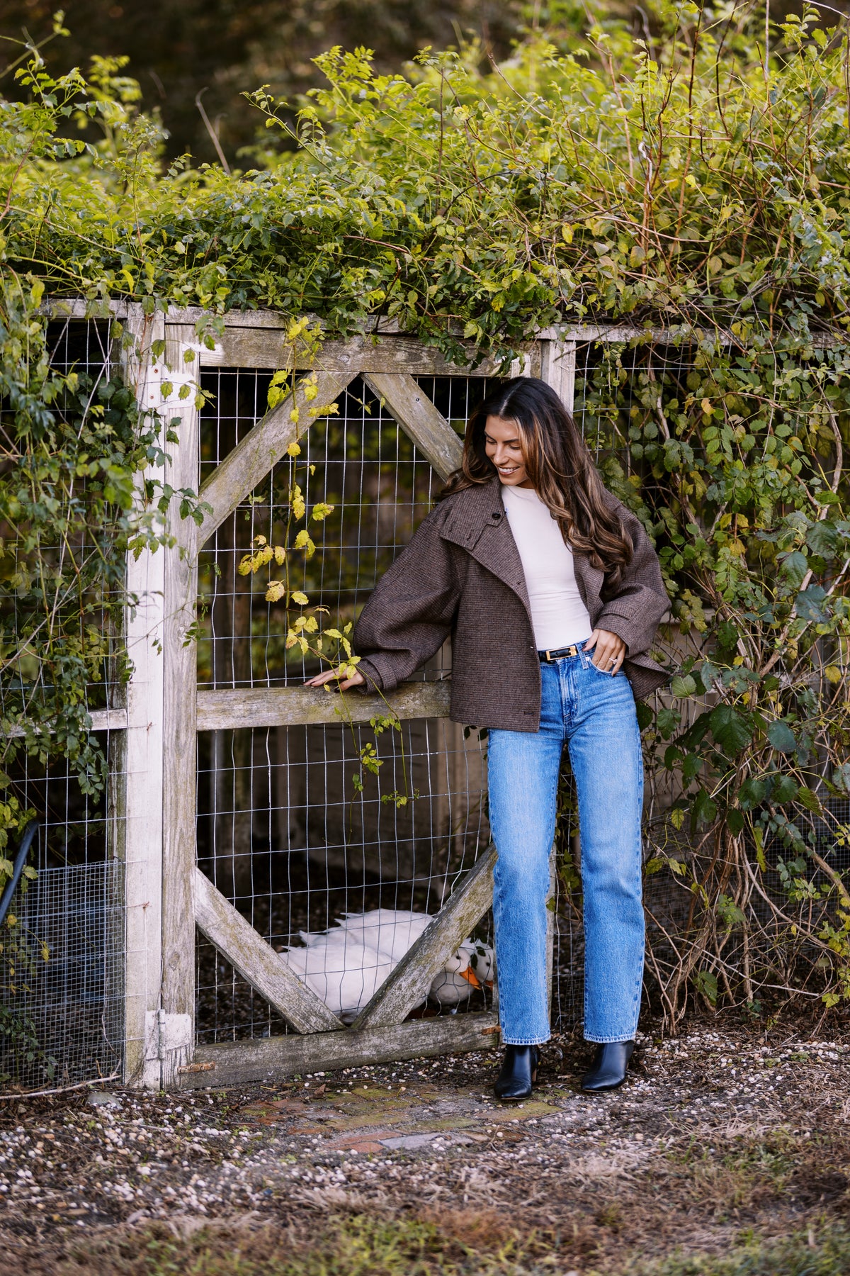 Walker Houndstooth Coat