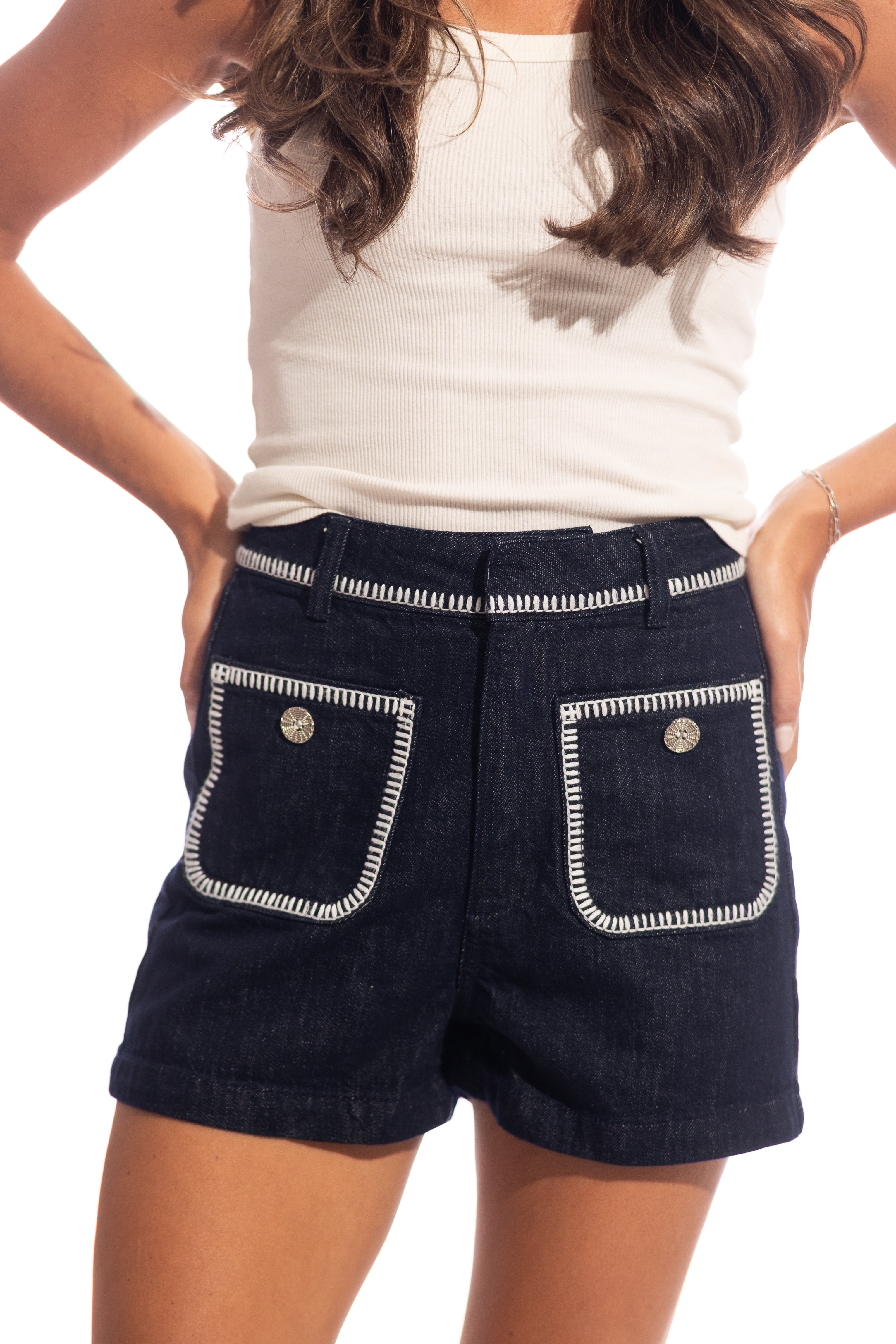 Corbin Whipstitch Shorts