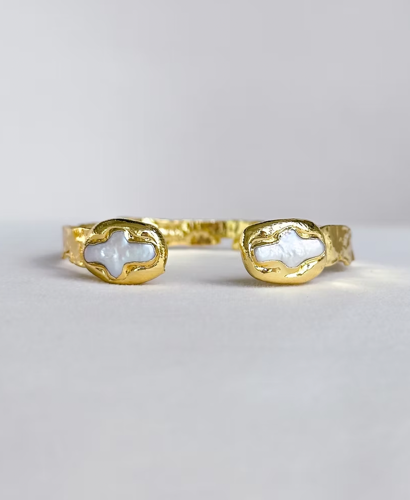 Stone Cuff Bracelet