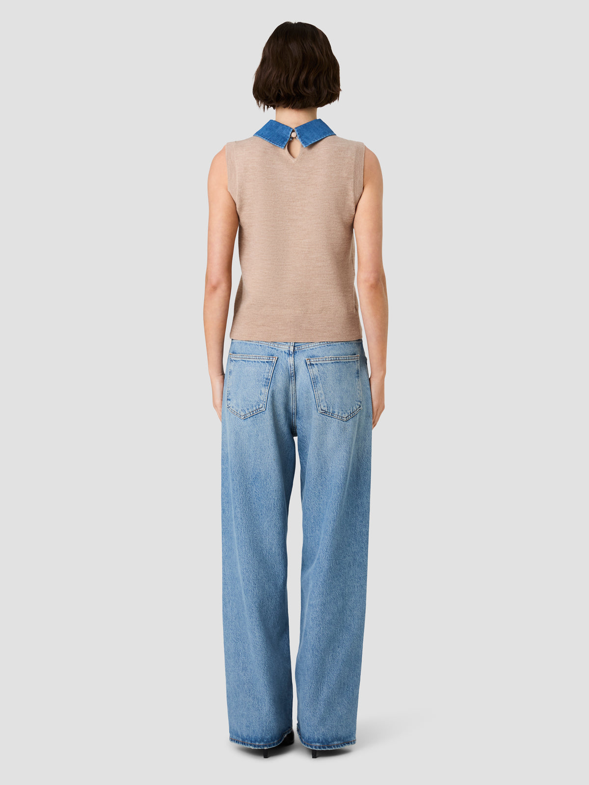 Babysoft Collared Knit Vest